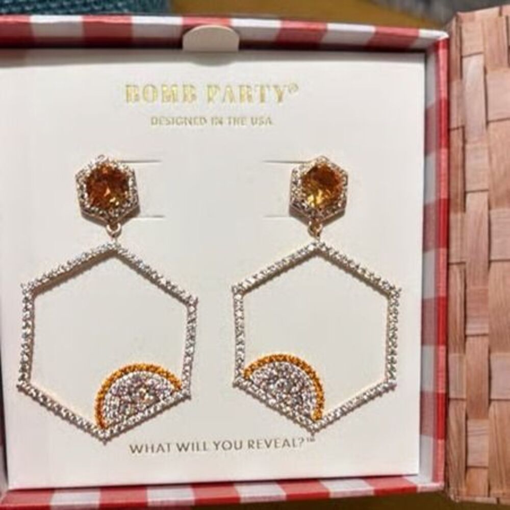 Orange slice BP Earrings